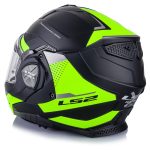 CASCO MODULAR LS2-FF901 ADVANT X OBLIVION M.BLACK H-V-ECE 22.06. NEGRO MATE AMARILLO H-V - Imagen 7