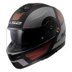 CASCO MODULAR LS2-FF908 STROBE II ORION M.BLACK PURPLE BLUE-ECE 22.06. NEGRO MATE  MORADO AZUL