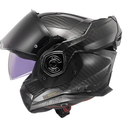 CASCO MODULAR LS2-FF901 ADVANT X SOLID CARBON-06 NEGRO + INTERCOM SPECTRUM EVO