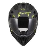 CASCO DE MOTO TRAIL LS2 -MX702 PIONEER II CRAZY M.BLACK H-V YELL-ECE 22.06 GRIS AMARILLO - Imagen 2
