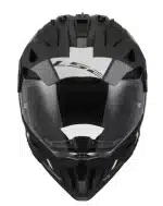 CASCO DE MOTO TRAIL LS2 -MX702 PIONEER II HILL MATT BLACK WHITE-ECE 22.06 NEGRO BLANCO - Imagen 3