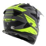 CASCO DE MOTO TRAIL LS2 -MX702 PIONEER II NAMIB M.GREY H-V YELLOW-ECE 22.06 GRIS AMARILLO - Imagen 4