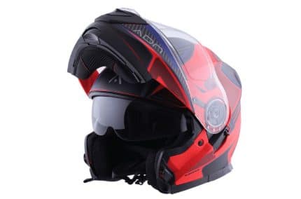 CASCO MODULAR ADN AUDACE TOURER AZUL ROJO