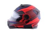 CASCO MODULAR ADN AUDACE TOURER AZUL ROJO - Imagen 3