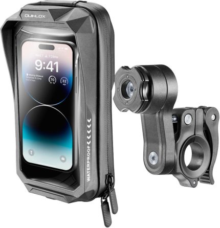 SOPORTE PARA MÓVIL INTERPHONE QUIKLOX WATERPROOF PRO KIT INCL. SOPORTE DE MANILLAR