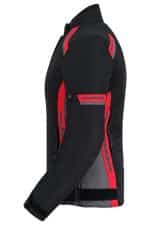 CHAQUETA DE MOTO INVIERNO FAST LADY ROJA NEGRA GRIS  EN TEXTIL IMPERMEABLE, TÉRMICO CON PROTECCIONES C.E - Imagen 4