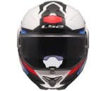 CASCO MODULAR LS2-FF910 ADVANT II TRIPLE WHITE BLUE RED BLANCO AZUL ROJO -ECE 22.06. - Imagen 3