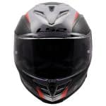 CASCO INTEGRAL LS2-FF818 STORM III DYNAMO GREY RED .ECE 22.06/ ROJO NEGRO GRIS - Imagen 2