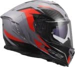 CASCO INTEGRAL LS2-FF818 STORM III DYNAMO GREY RED .ECE 22.06/ ROJO NEGRO GRIS - Imagen 3