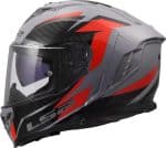 CASCO INTEGRAL LS2-FF818 STORM III DYNAMO GREY RED .ECE 22.06/ ROJO NEGRO GRIS - Imagen 4