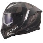 CASCO INTEGRAL LS2-FF818 STORM III SPORTY BLACK GREY .ECE 22.06/ NEGRO GRIS - Imagen 2