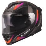CASCO INTEGRAL LS2-FF818 STORM III SPORTY GREY PURPLE .ECE 22.06/ GRIS PÚRPURA