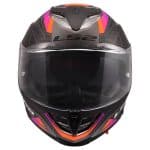 CASCO INTEGRAL LS2-FF818 STORM III SPORTY GREY PURPLE .ECE 22.06/ GRIS PÚRPURA - Imagen 2