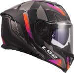 CASCO INTEGRAL LS2-FF818 STORM III SPORTY GREY PURPLE .ECE 22.06/ GRIS PÚRPURA - Imagen 3