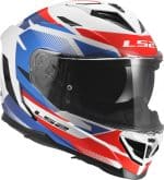 CASCO INTEGRAL LS2-FF818 STORM III SPORTY WHITE BLUE RED .ECE 22.06/ BLANCO AZUL ROJO - Imagen 3