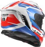 CASCO INTEGRAL LS2-FF818 STORM III SPORTY WHITE BLUE RED .ECE 22.06/ BLANCO AZUL ROJO - Imagen 6