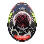 CASCO INTEGRAL DE LS2 -FF805 THUNDER GP AERO REPLICA ALDEGUER 25 CARBONO NEGRO BRILLO  ROJA H-V AMARILLA - Imagen 4