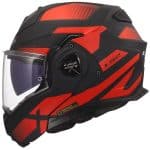 CASCO MODULAR LS2- FF901 ADVANT X NOVA BLACK RED-ECE 22.06. ROJO NEGRO - Imagen 4