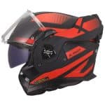 CASCO MODULAR LS2- FF901 ADVANT X NOVA BLACK RED-ECE 22.06. ROJO NEGRO - Imagen 5