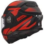 CASCO MODULAR LS2- FF901 ADVANT X NOVA BLACK RED-ECE 22.06. ROJO NEGRO - Imagen 6
