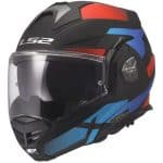 CASCO MODULAR LS2- FF901 ADVANT X NOVA BLACK RED BLUE-ECE 22.06. NEGRO ROJO AZUL