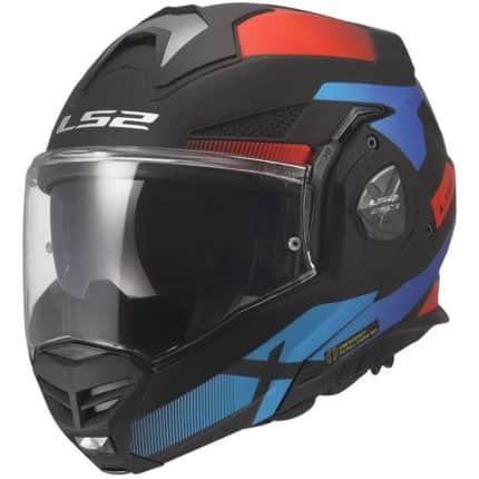 CASCO MODULAR LS2- FF901 ADVANT X NOVA BLACK RED BLUE-ECE 22.06. NEGRO ROJO AZUL