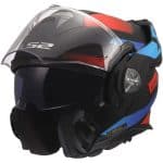 CASCO MODULAR LS2- FF901 ADVANT X NOVA BLACK RED BLUE-ECE 22.06. NEGRO ROJO AZUL - Imagen 2