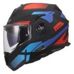 CASCO MODULAR LS2- FF901 ADVANT X NOVA BLACK RED BLUE-ECE 22.06. NEGRO ROJO AZUL - Imagen 4