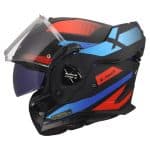 CASCO MODULAR LS2- FF901 ADVANT X NOVA BLACK RED BLUE-ECE 22.06. NEGRO ROJO AZUL - Imagen 5