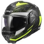 CASCO MODULAR LS2-FF910 ADVANT II ASTRAL H-V YELLOW/ NEGRO FLUOR AMARILLO -ECE 22.06.