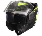 CASCO MODULAR LS2-FF910 ADVANT II ASTRAL H-V YELLOW/ NEGRO FLUOR AMARILLO -ECE 22.06. - Imagen 2