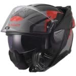 CASCO MODULAR LS2-FF910 ADVANT II GLIDE BLACK GREY RED/ NEGRO GRIS ROJO -ECE 22.06. - Imagen 2