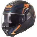 CASCO MODULAR LS2-FF910 ADVANT II GLIDE BLACK ORANGE/ NEGRO AZUL MARINO NARANJA -ECE 22.06.