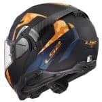 CASCO MODULAR LS2-FF910 ADVANT II GLIDE BLACK ORANGE/ NEGRO AZUL MARINO NARANJA -ECE 22.06. - Imagen 6