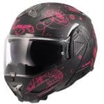 CASCO MODULAR LS2-FF910 ADVANT II SOPHIA BLACK PINK/ NEGRO ROSA -ECE 22.06.