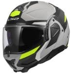 CASCO MODULAR LS2-FF910 ADVANT II TRIPLE LIGHT GREY/ FLUOR AMARILLO GRIS CLARO-ECE 22.06.