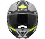 CASCO MODULAR LS2-FF910 ADVANT II TRIPLE LIGHT GREY/ FLUOR AMARILLO GRIS CLARO-ECE 22.06. - Imagen 3
