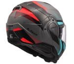 CASCO MODULAR LS2- FF910 ADVANT II TRIPLE NARDO GREY-ECE 22.06. GRIS ROJO CIELO AZUL - Imagen 6