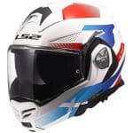 CASCO MODULAR LS2- FF901 ADVANT X NOVA WHITE BLUE RED-ECE 22.06. BLANCO AZUL ROJO