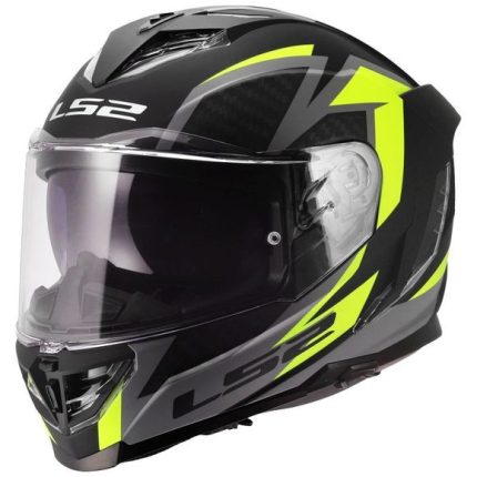 CASCO INTEGRAL LS2-FF818 STORM III DYNAMO BLACK H-V YELLOW /NEGRO H-V AMARILLO