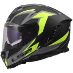 CASCO INTEGRAL LS2-FF818 STORM III DYNAMO BLACK H-V YELLOW /NEGRO H-V AMARILLO - Imagen 3
