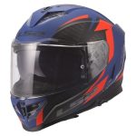CASCO INTEGRAL LS2-FF818 STORM III DYNAMO BLUE RED /AZUL ROJO