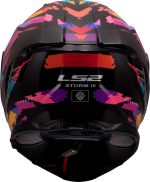 CASCO INTEGRAL LS2-FF818 STORM III KAOS BLACK PURPLE BLUE/NEGRO PÚRPURA AZUL - Imagen 7