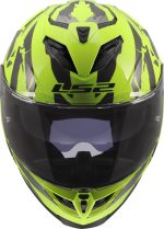 CASCO INTEGRAL LS2-FF818 STORM III KAOS H-V YELLOW/H-V AMARILLO NEGRO - Imagen 2