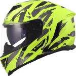 CASCO INTEGRAL LS2-FF818 STORM III KAOS H-V YELLOW/H-V AMARILLO NEGRO - Imagen 3