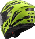 CASCO INTEGRAL LS2-FF818 STORM III KAOS H-V YELLOW/H-V AMARILLO NEGRO - Imagen 5