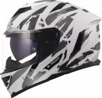CASCO INTEGRAL LS2-FF818 STORM III KAOS WHITE GREY/BLANCO GRIS - Imagen 4