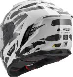 CASCO INTEGRAL LS2-FF818 STORM III KAOS WHITE GREY/BLANCO GRIS - Imagen 5