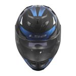CASCO INTEGRAL LS2-FF818 STORM III KOMAI BLACK BLUE /AZUL NEGRO - Imagen 5