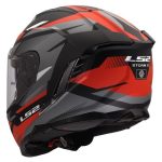 CASCO INTEGRAL LS2- FF818 STORM III KOMAI BLACK RED/ROJO NEGRO BLANCO - Imagen 4